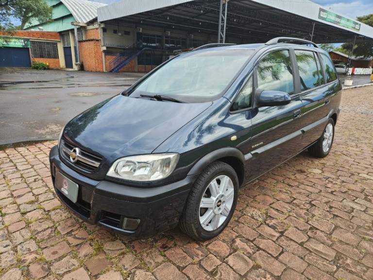 CHEVROLET - ZAFIRA - 2007/2008 - Azul - R$ 33.900,00